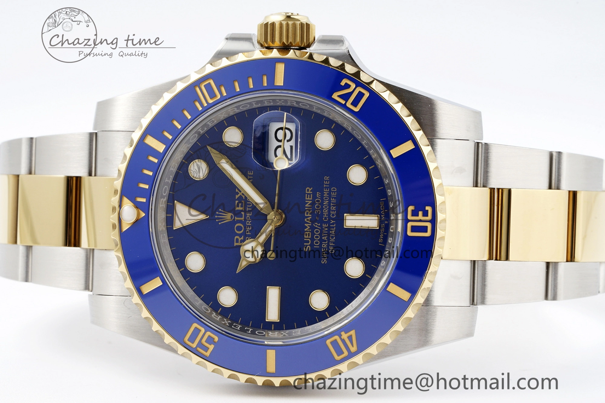Submariner 116613 LB Blue Ceramic AR+F 1:1 Best Edition 904L SS Case and Bracelet VR3135