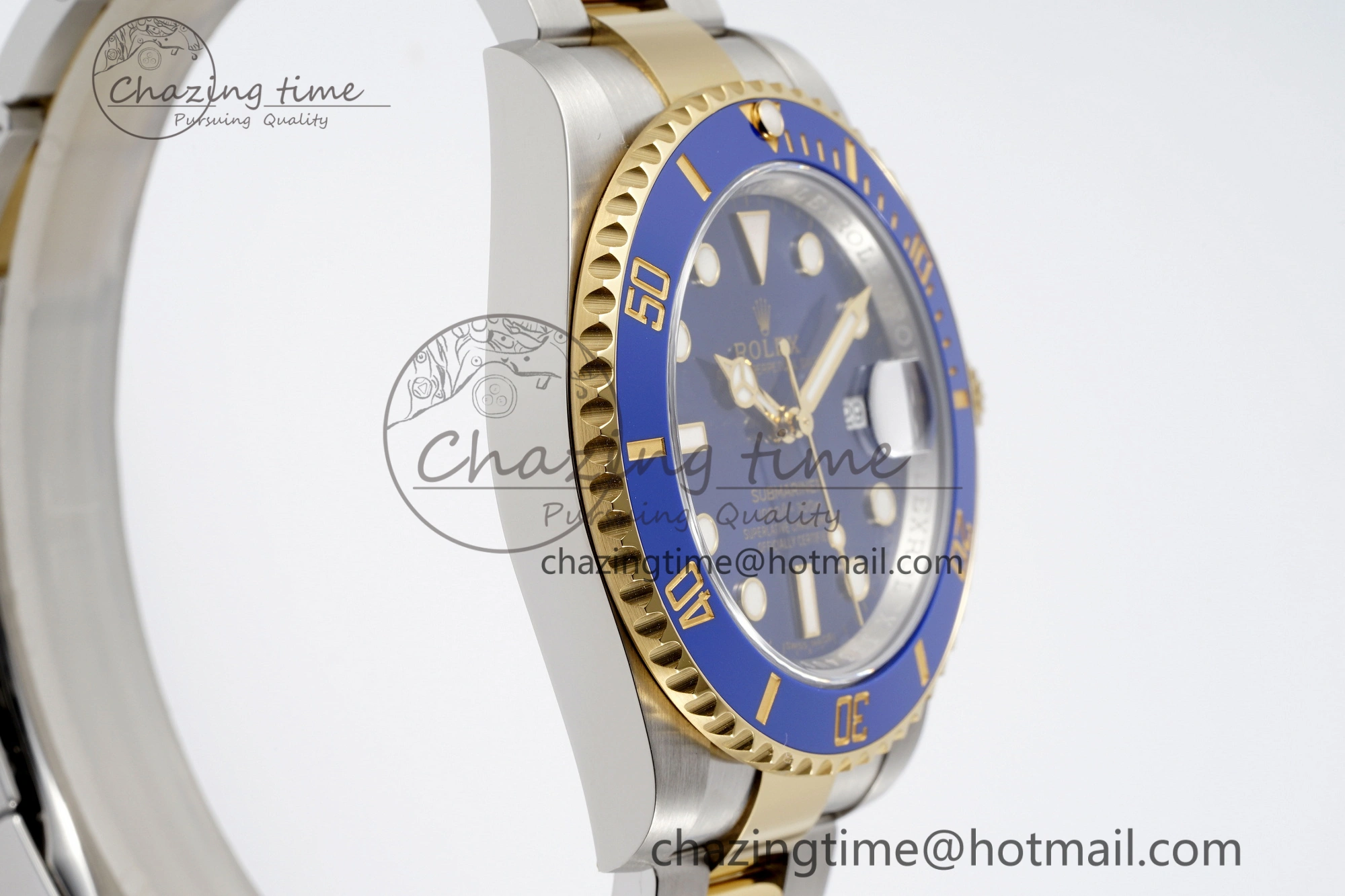 Submariner 116613 LB Blue Ceramic AR+F 1:1 Best Edition 904L SS Case and Bracelet VR3135