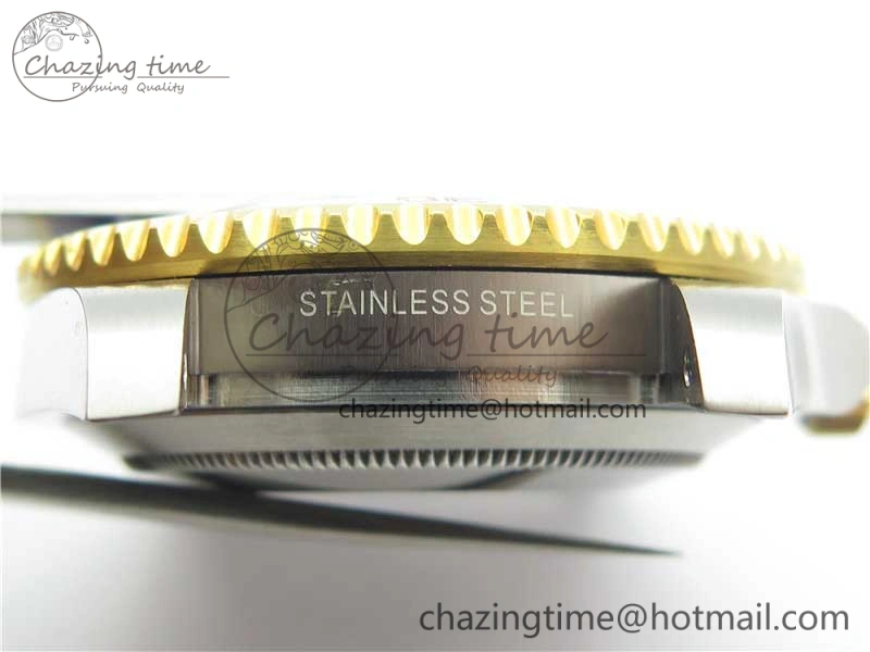 Submariner 116613 LB Blue Ceramic D1F 1:1 Best Edition Wrapped Gold SS Case and Bracelet A2824