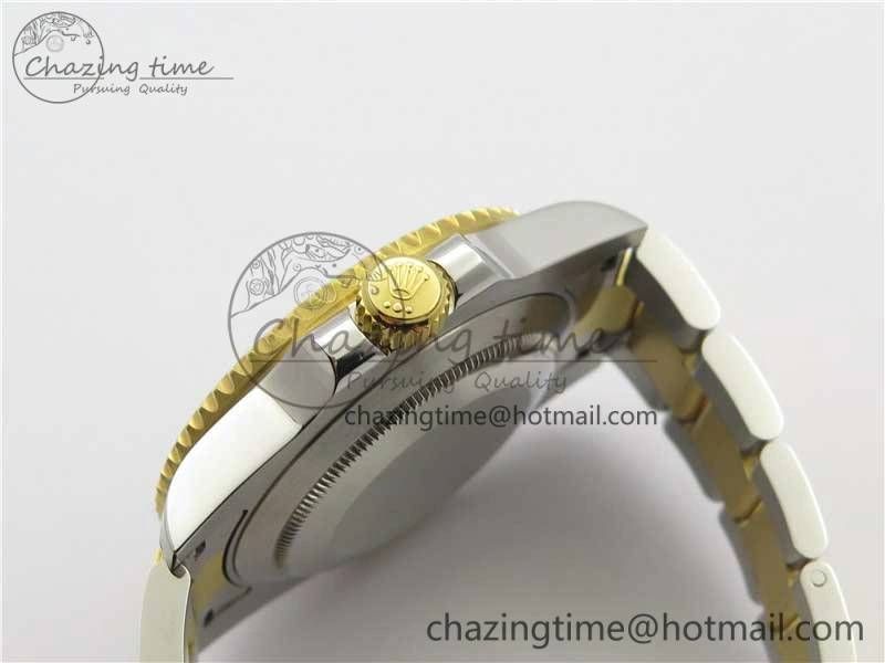 Submariner 116613 LB Blue Ceramic D1F 1:1 Best Edition Wrapped Gold SS Case and Bracelet A2824