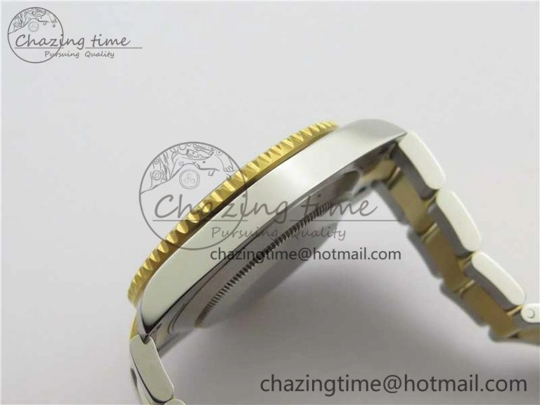 Submariner 116613 LB Blue Ceramic D1F 1:1 Best Edition Wrapped Gold SS Case and Bracelet A2824