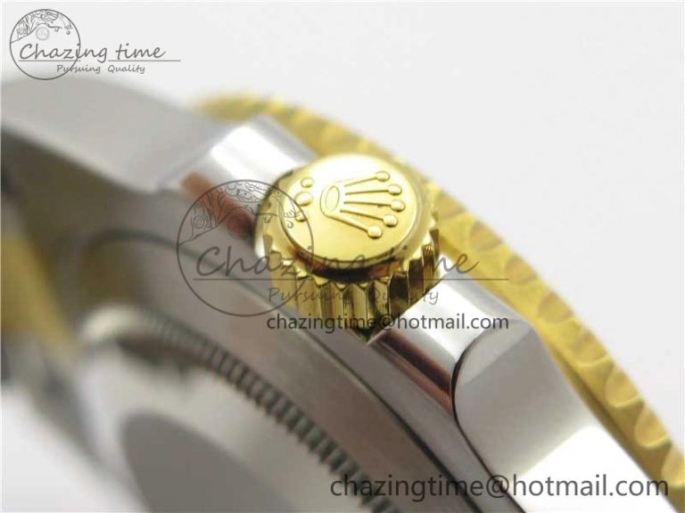 Submariner 116613 LB Blue Ceramic D1F 1:1 Best Edition Wrapped Gold SS Case and Bracelet A2824