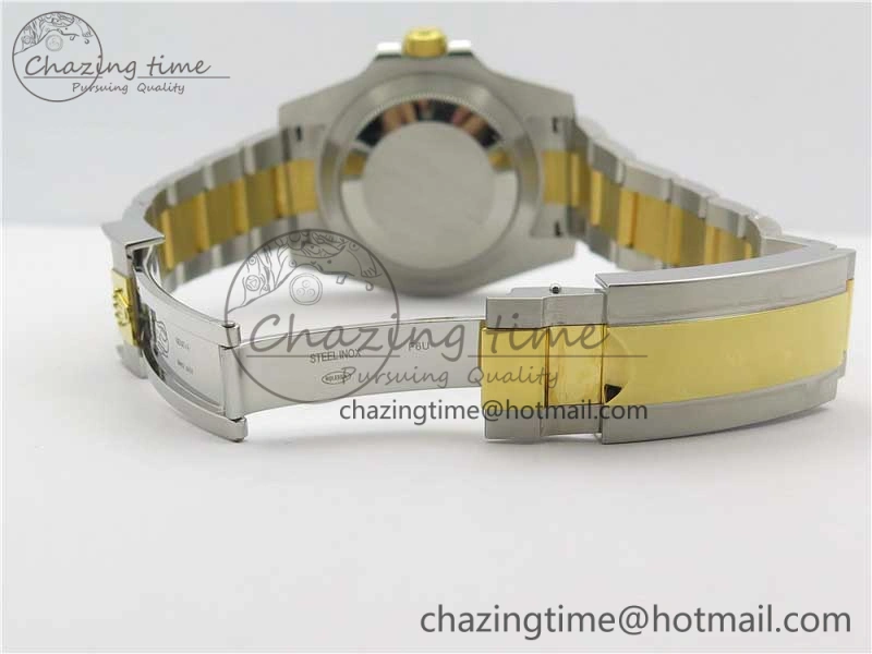 Submariner 116613 LB Blue Ceramic D1F 1:1 Best Edition Wrapped Gold SS Case and Bracelet A2824