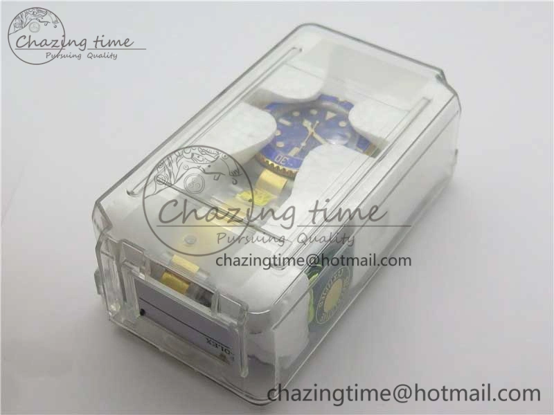 Submariner 116613 LB Blue Ceramic D1F 1:1 Best Edition Wrapped Gold SS Case and Bracelet A2824
