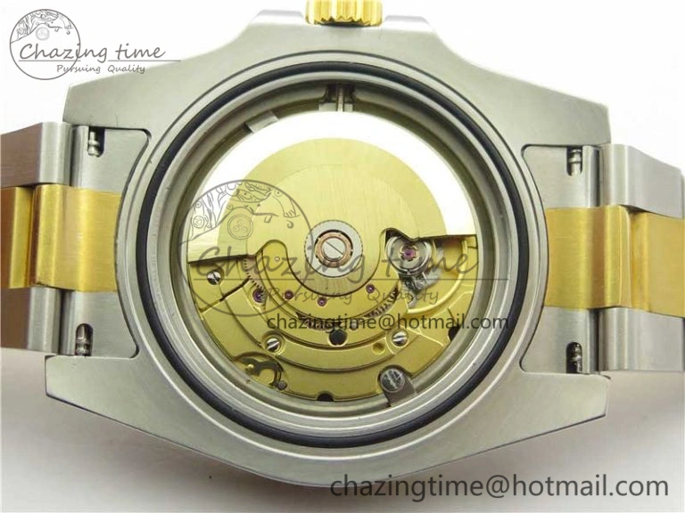 Submariner 116613 LB Blue Ceramic D1F 1:1 Best Edition Wrapped Gold SS Case and Bracelet A2824