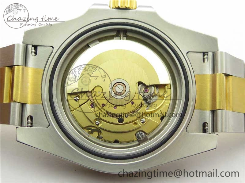 Submariner 116613 LB Blue Ceramic D1F 1:1 Best Edition Wrapped Gold SS Case and Bracelet A2824