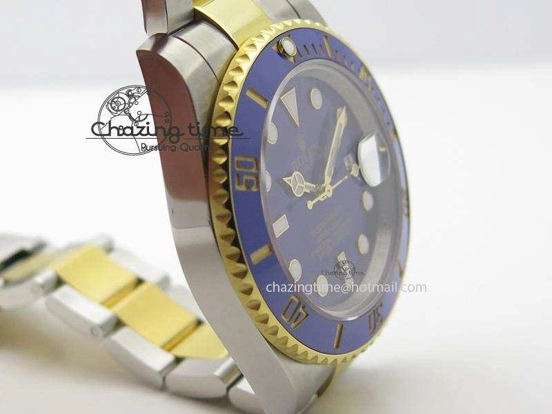 Submariner 116613 LB Bp-Maker Best Edition Blue Dial On SS YG Bracelet ETA2836