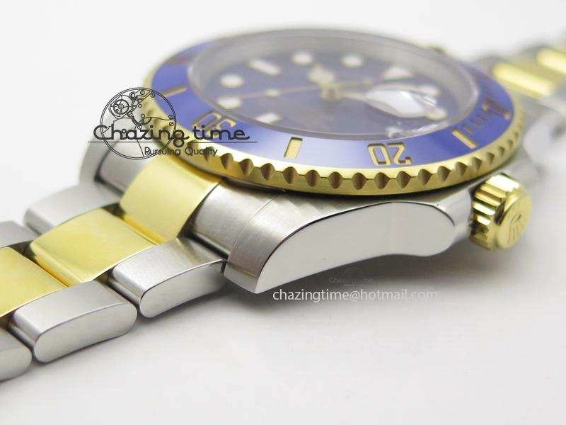 Submariner 116613 LB Bp-Maker Best Edition Blue Dial On SS YG Bracelet ETA2836