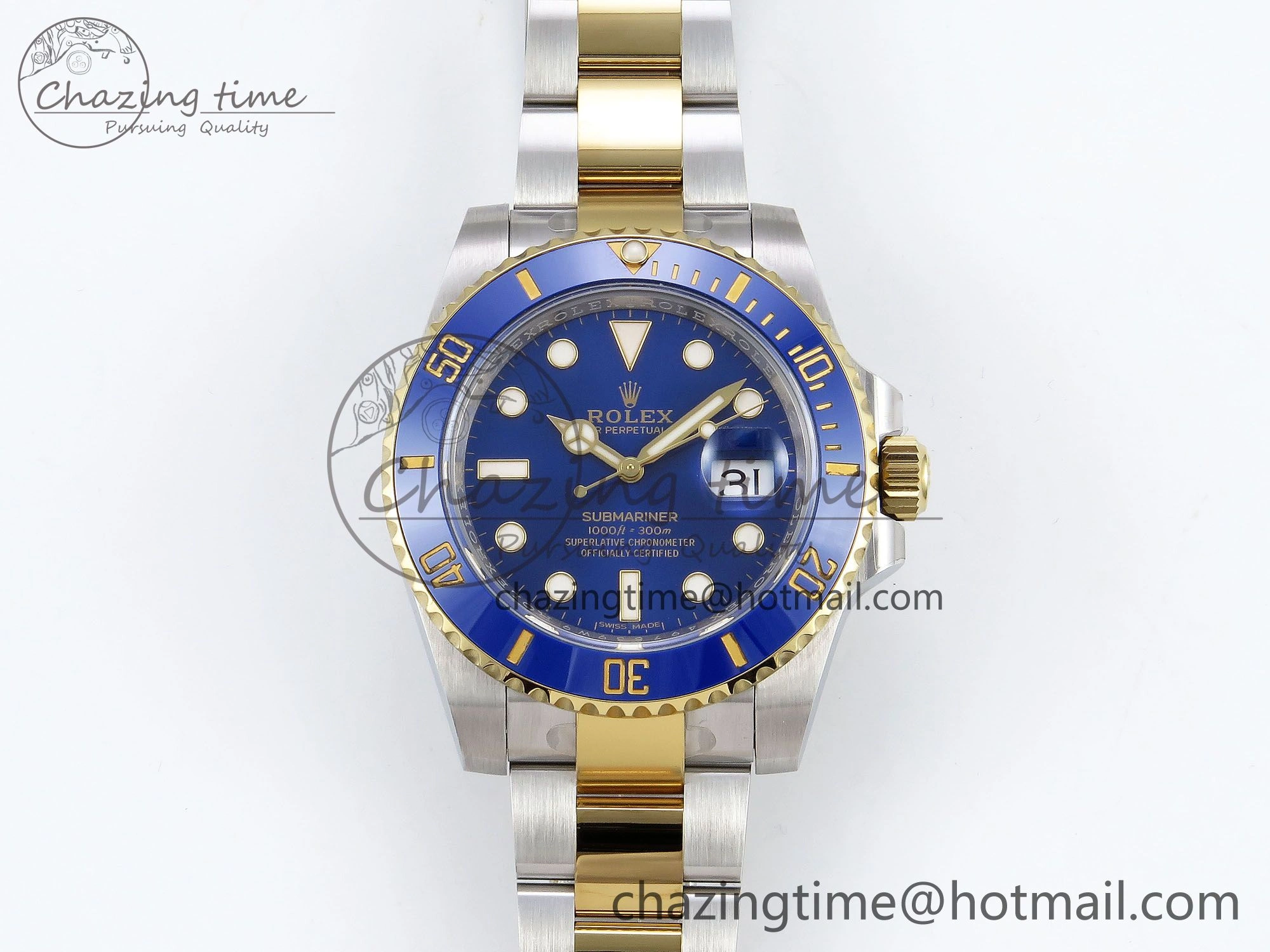 Submariner 116613 LB HGF Blue Ceramic 1:1 Best Edition 904L SS Case and Bracelet VR3135