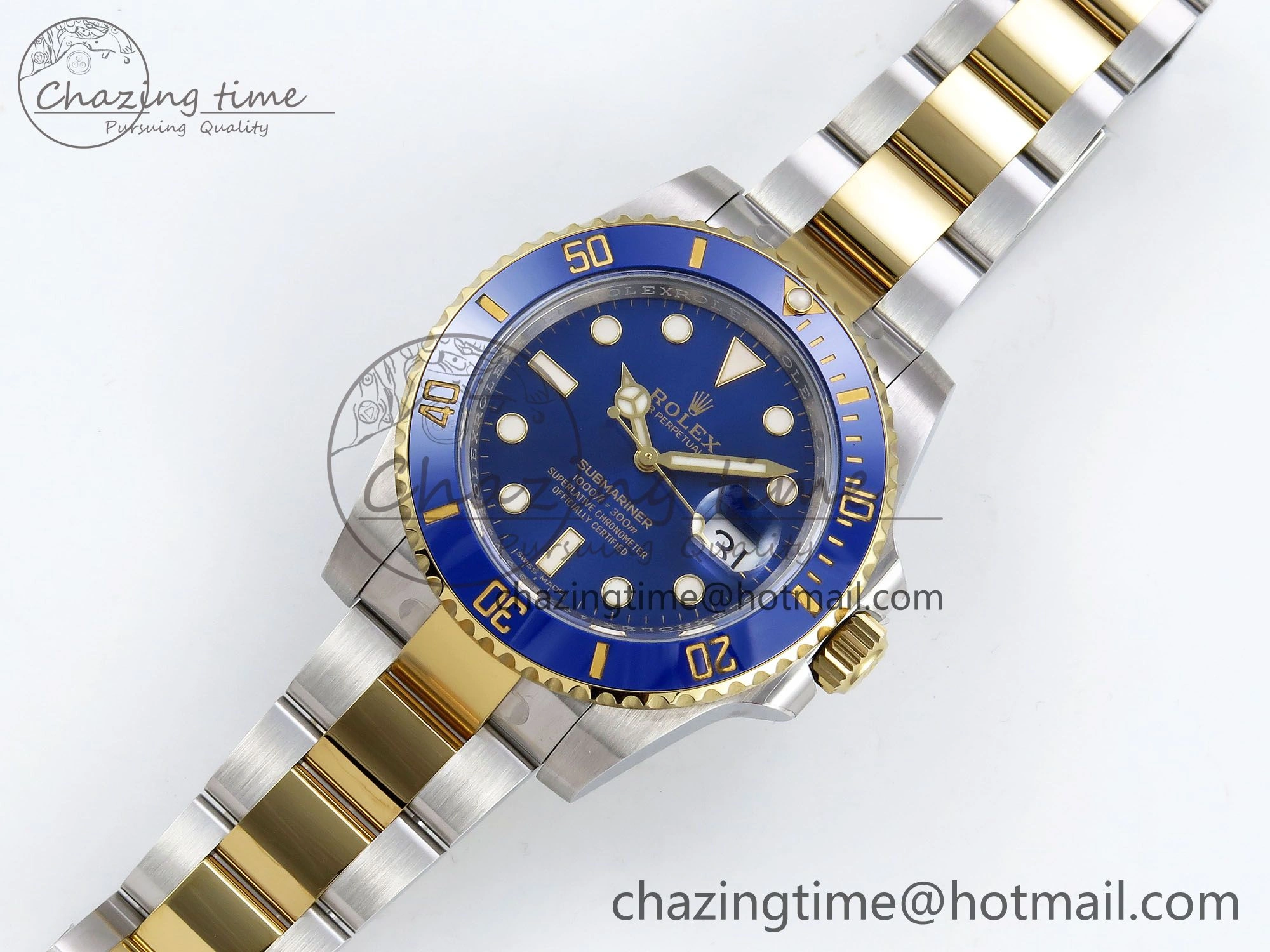 Submariner 116613 LB HGF Blue Ceramic 1:1 Best Edition 904L SS Case and Bracelet VR3135