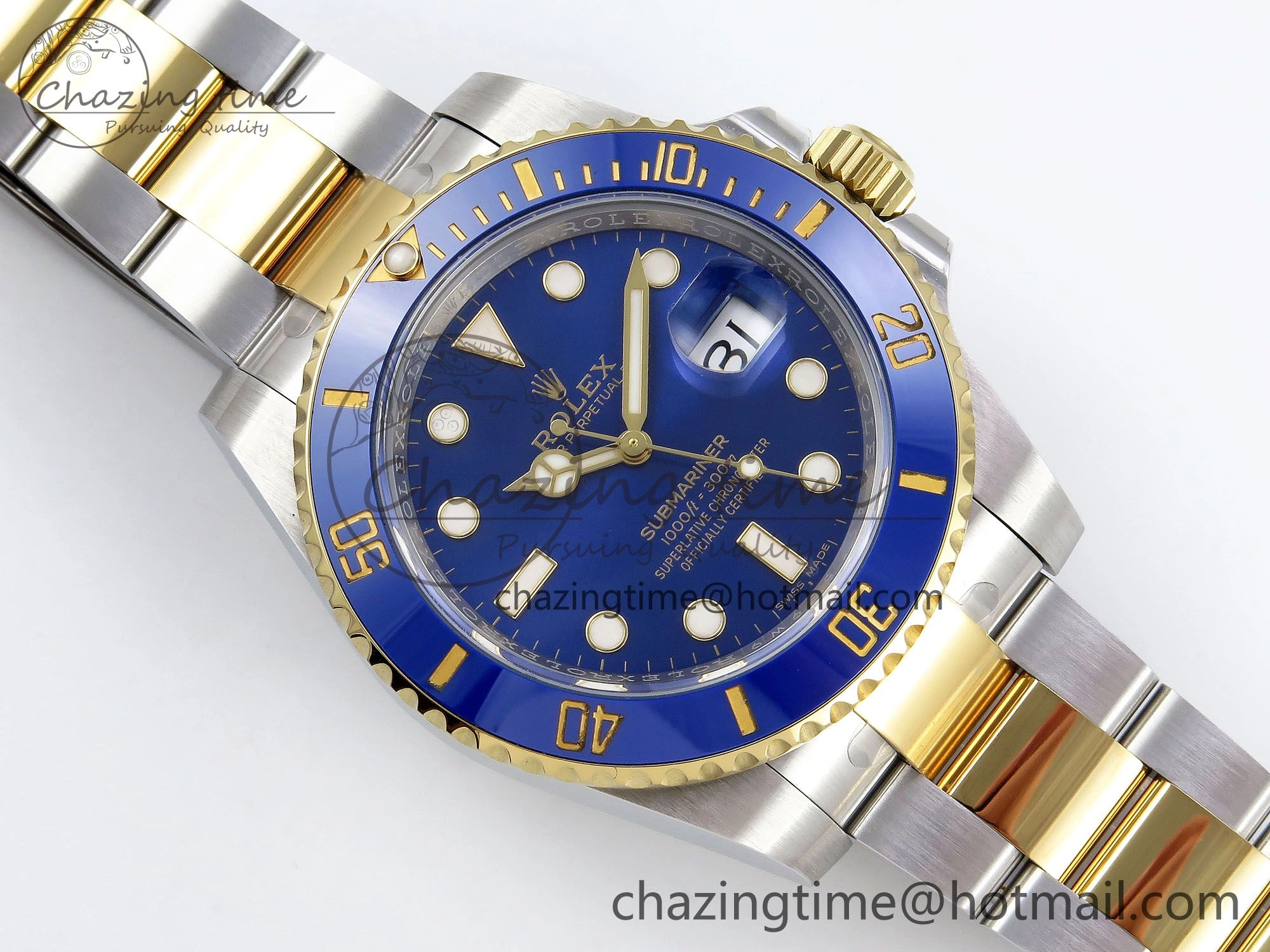 Submariner 116613 LB HGF Blue Ceramic 1:1 Best Edition 904L SS Case and Bracelet VR3135
