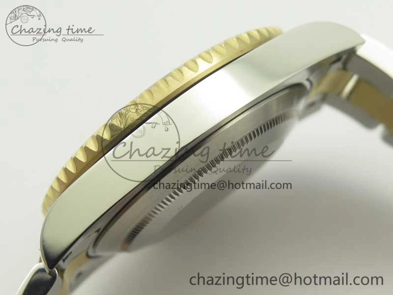 Submariner 116613 LB Noob 1:1 Best Edition YG Wrapped Bezel Blue Dial on SS YG Bracelet A2836 V8