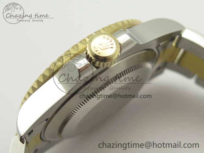 Submariner 116613 LB Noob 1:1 Best Edition YG Wrapped Bezel Blue Dial on SS YG Bracelet A2836 V8