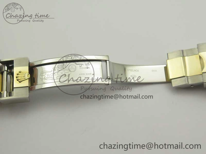 Submariner 116613 LB Noob 1:1 Best Edition YG Wrapped Bezel Blue Dial on SS YG Bracelet A2836 V8