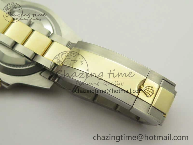 Submariner 116613 LB Noob 1:1 Best Edition YG Wrapped Bezel Blue Dial on SS YG Bracelet A2836 V8