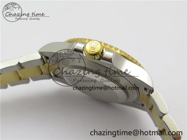 Submariner 116613 LB VRF 1:1 Best Edition YG Wrapped Bezel Blue Dial on SS YG Bracelet A2836 MAX Version