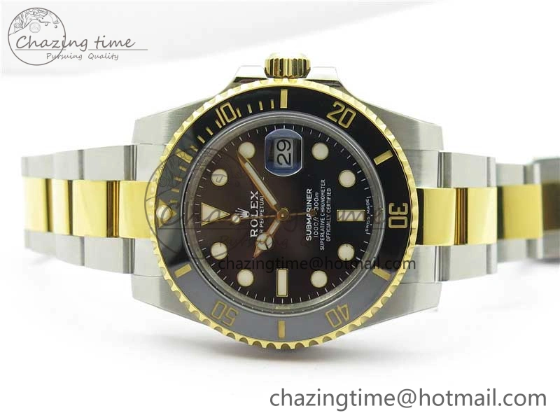 Submariner 116613 LN Black Ceramic 316L Steel Noob 1:1 Best Edition A2836 V10.5