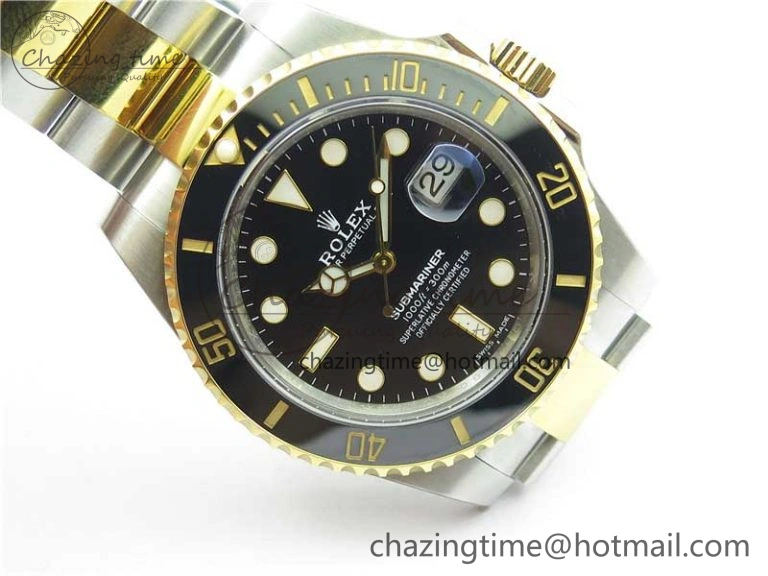 Submariner 116613 LN Black Ceramic 316L Steel Noob 1:1 Best Edition A2836 V10.5