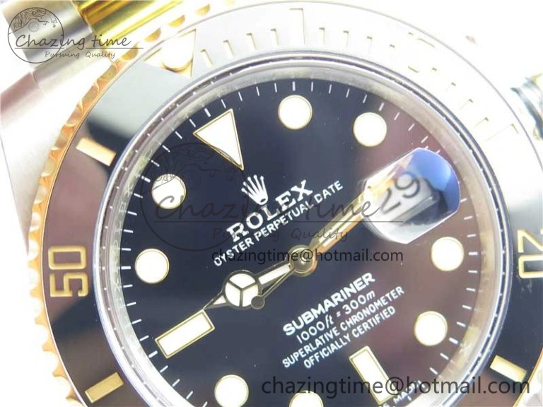 Submariner 116613 LN Black Ceramic 316L Steel Noob 1:1 Best Edition A2836 V10.5
