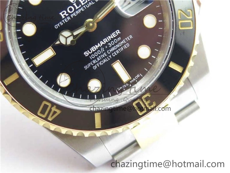 Submariner 116613 LN Black Ceramic 316L Steel Noob 1:1 Best Edition A2836 V10.5