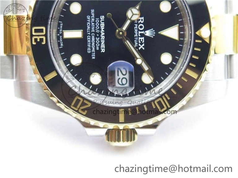 Submariner 116613 LN Black Ceramic 316L Steel Noob 1:1 Best Edition A2836 V10.5