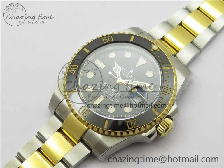 Submariner 116613 LN Black Ceramic 316L Steel Noob 1:1 Best Edition A2836 V10.5