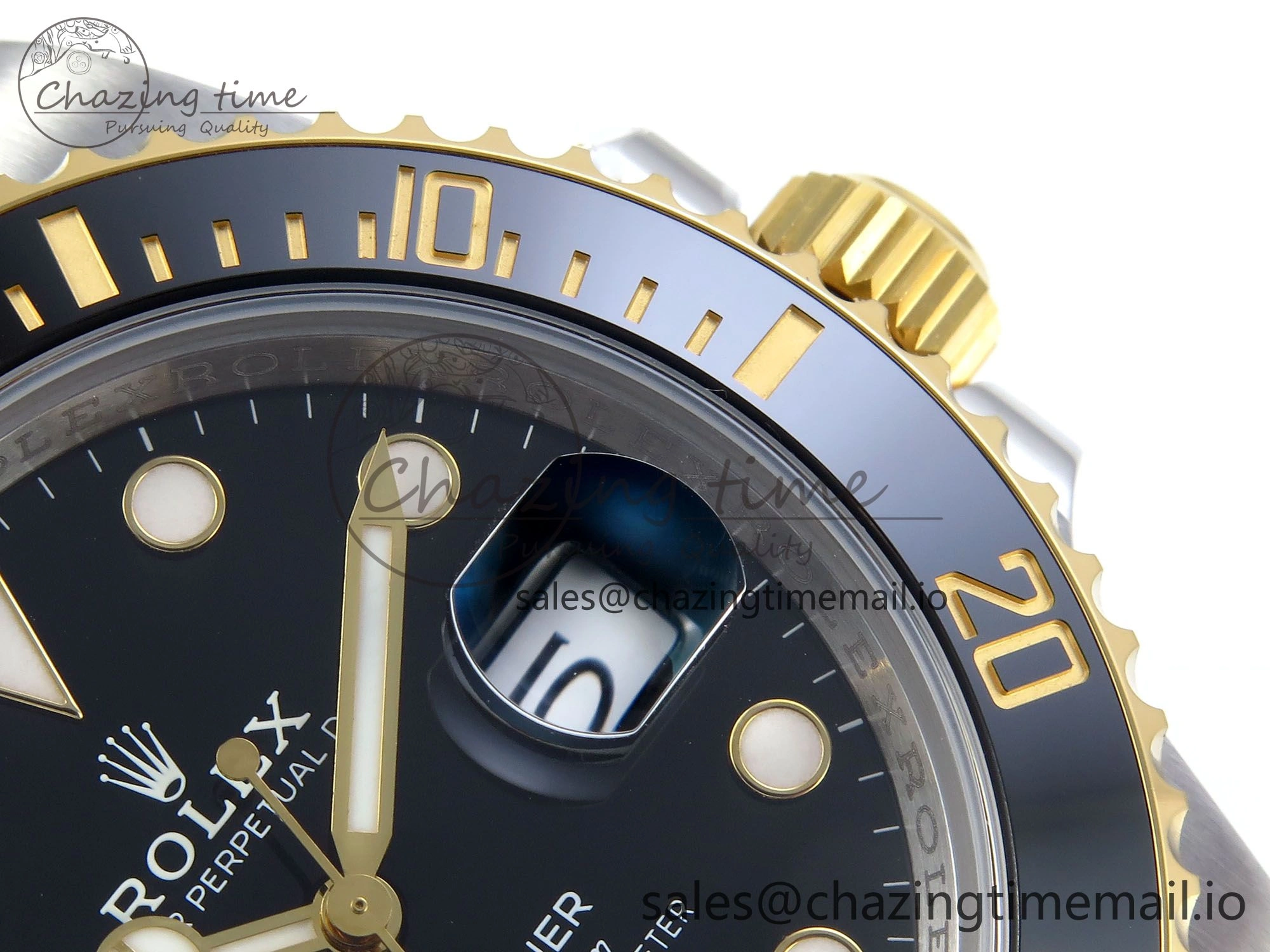 Submariner 116613 LN Black Ceramic 904L Steel YG VSF 1:1 Best Edition Black Dial VS3135