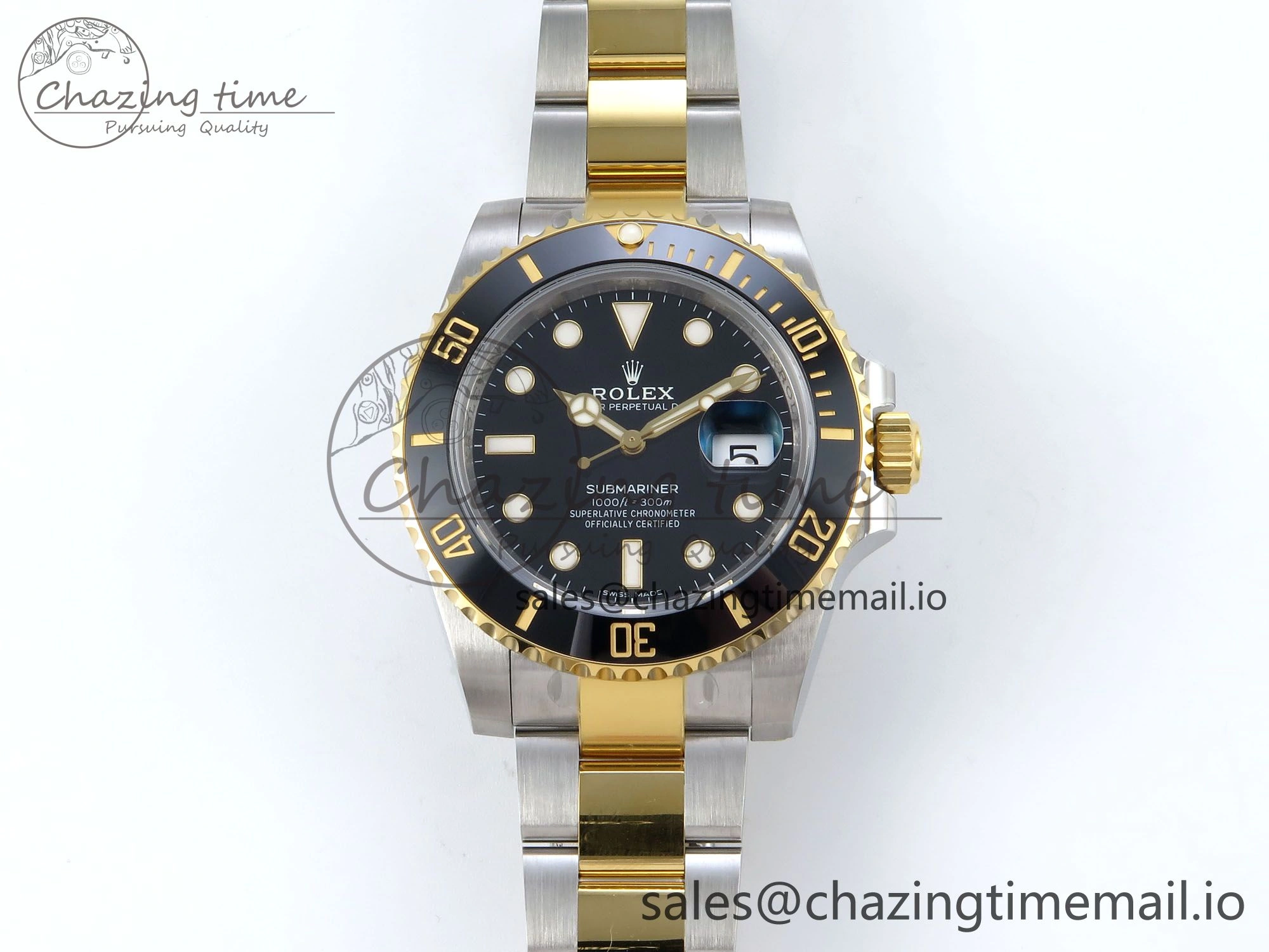 Submariner 116613 LN Black Ceramic 904L Steel YG VSF 1:1 Best Edition Black Dial VS3135