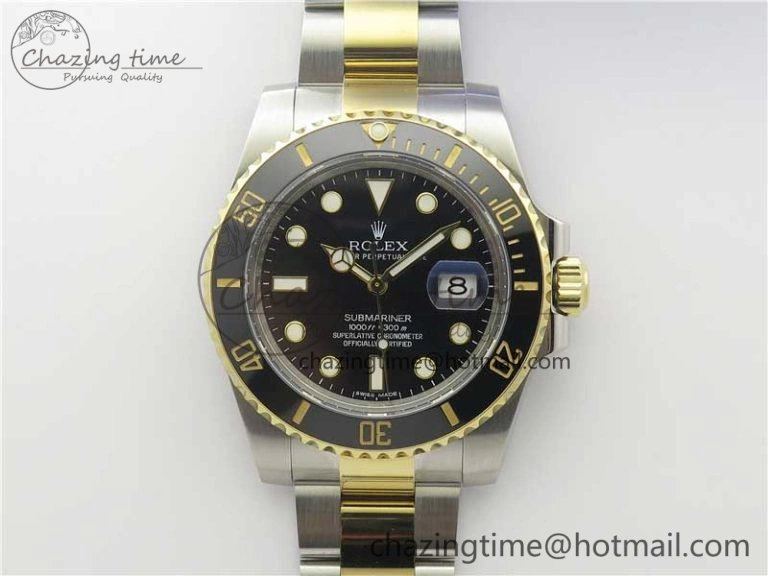 Submariner 116613 LN Black Ceramic ARF 1:1 Best Edition 904L SS Case and Bracelet A2824 V3