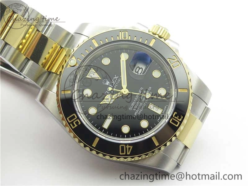 Submariner 116613 LN Black Ceramic ARF 1:1 Best Edition 904L SS Case and Bracelet A2824 V3