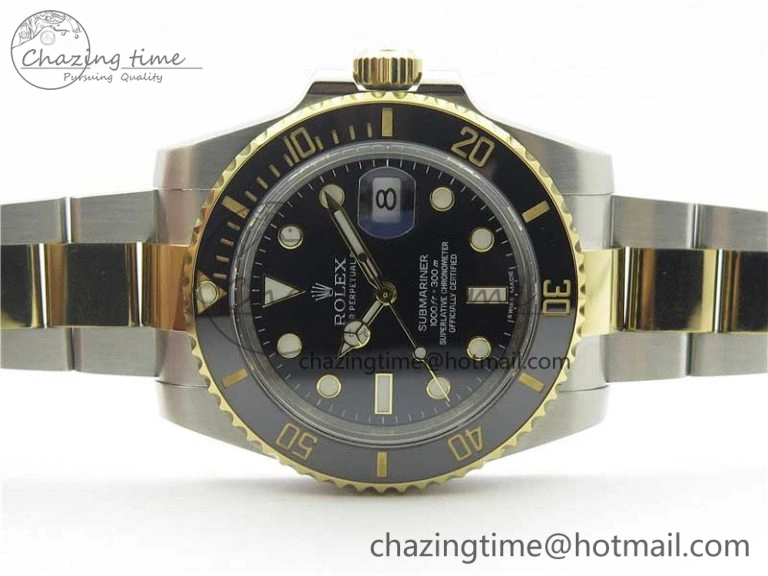 Submariner 116613 LN Black Ceramic ARF 1:1 Best Edition 904L SS Case and Bracelet A2824 V3
