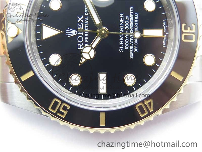 Submariner 116613 LN Black Ceramic ARF 1:1 Best Edition 904L SS Case and Bracelet A2824 V3