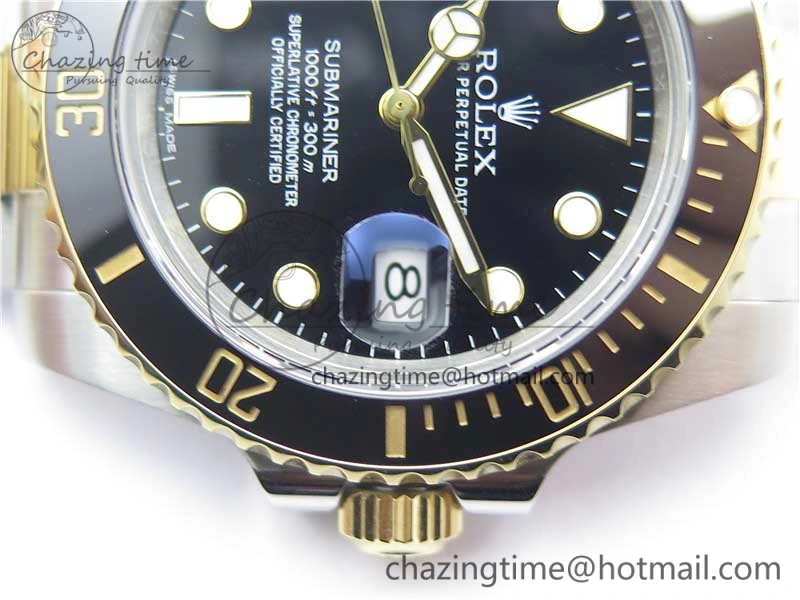 Submariner 116613 LN Black Ceramic ARF 1:1 Best Edition 904L SS Case and Bracelet A2824 V3