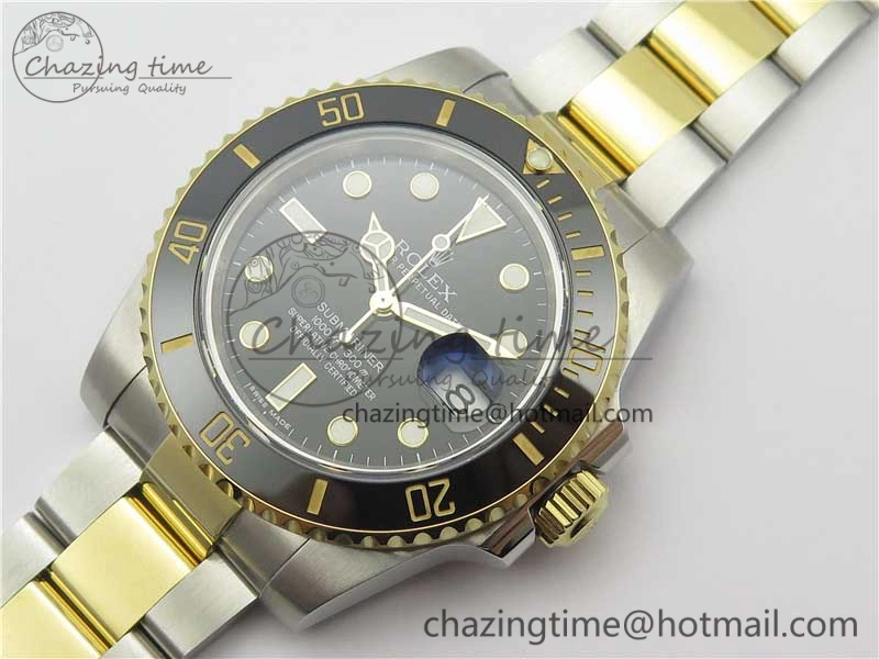 Submariner 116613 LN Black Ceramic ARF 1:1 Best Edition 904L SS Case and Bracelet A2824 V3
