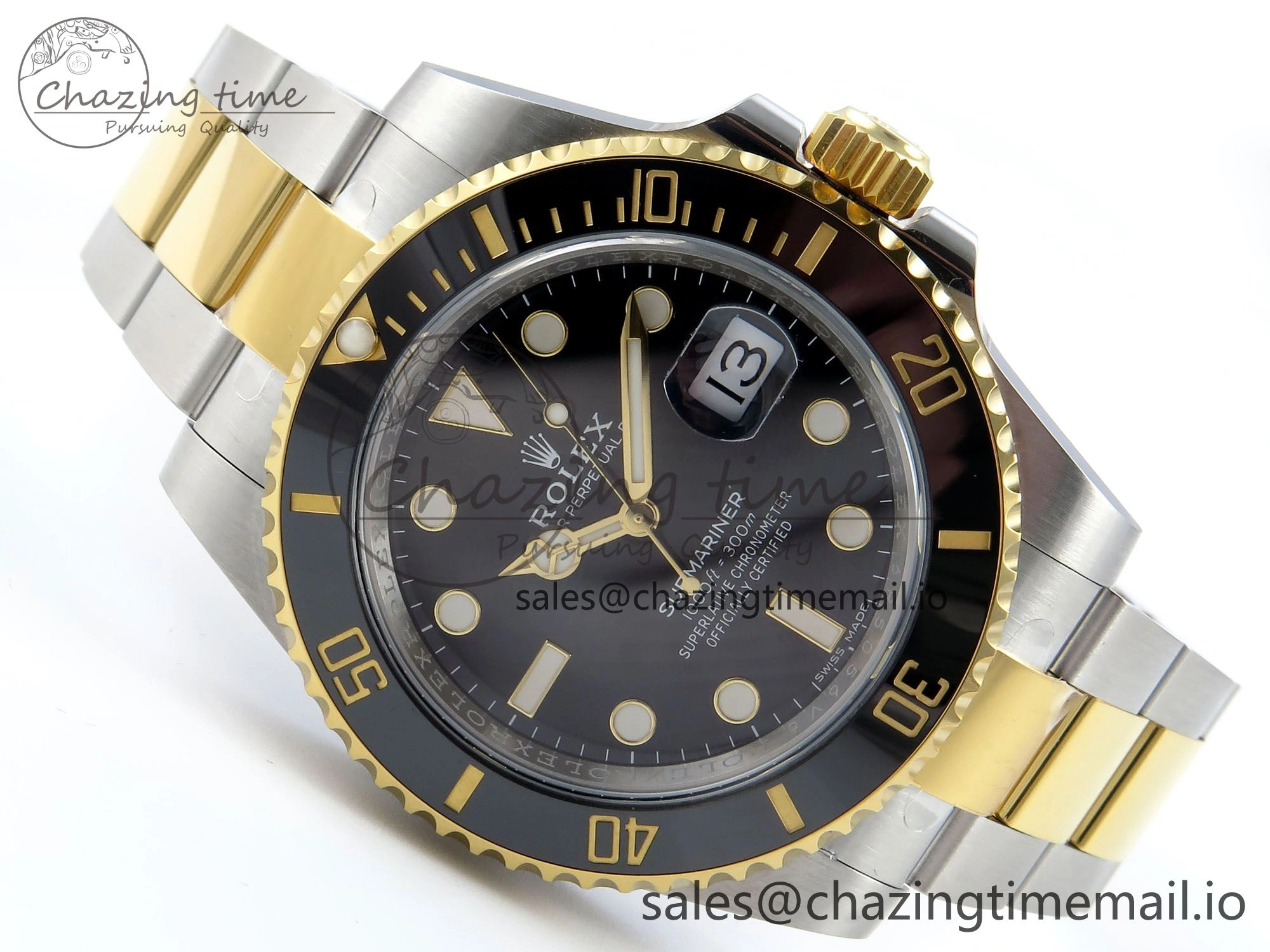 Submariner 116613 LN Black Ceramic ARF 1:1 Best Edition 904L SS Case and Bracelet SH3135