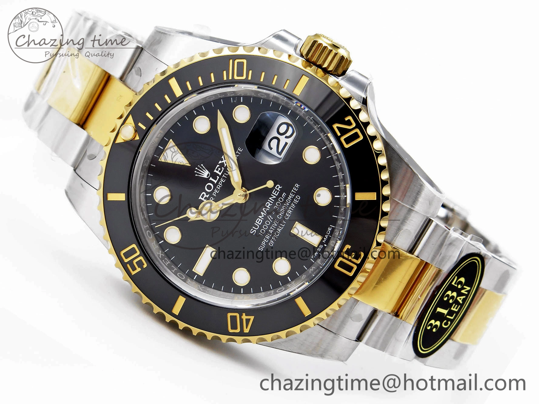 Submariner 116613 LN Black Ceramic CLEAN Factory 1:1 Best Edition 904L SS Case and Bracelet VS3135