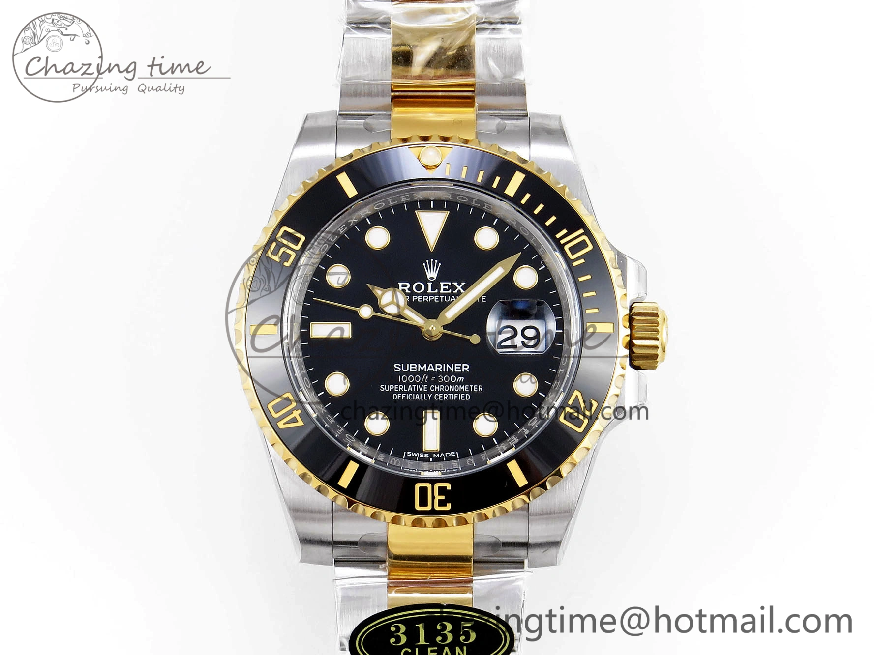 Submariner 116613 LN Black Ceramic CLEAN Factory 1:1 Best Edition 904L SS Case and Bracelet VS3135