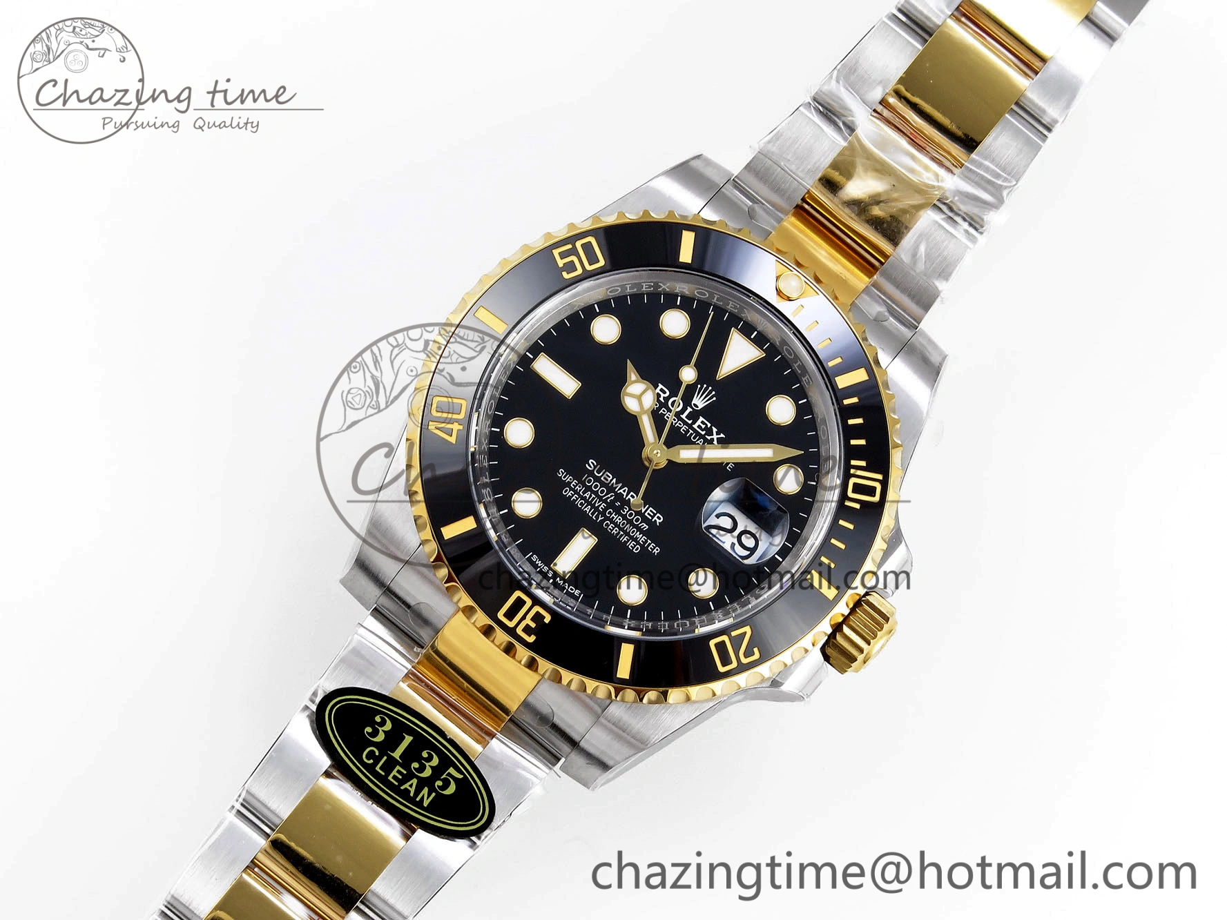 Submariner 116613 LN Black Ceramic CLEAN Factory 1:1 Best Edition 904L SS Case and Bracelet VS3135