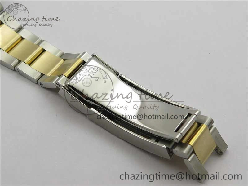 Submariner 116613 LN Blue Ceramic SS YG Wrapped ROF 1:1 Best Edition Black Dial On SS YG Wrapped Bracelet A2836