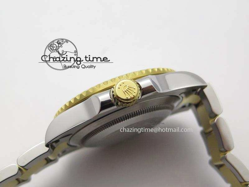 Submariner 116613 LN Bp-Maker Best Edition Black Dial On SS YG Bracelet ETA2836