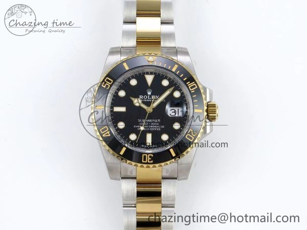 Submariner 116613 LN HGF Black Ceramic 1:1 Best Edition 904L SS Case and Bracelet VR3135