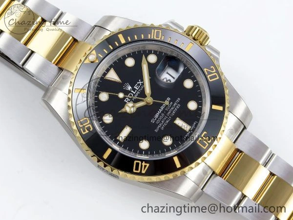 Submariner 116613 LN HGF Black Ceramic 1:1 Best Edition 904L SS Case and Bracelet VR3135