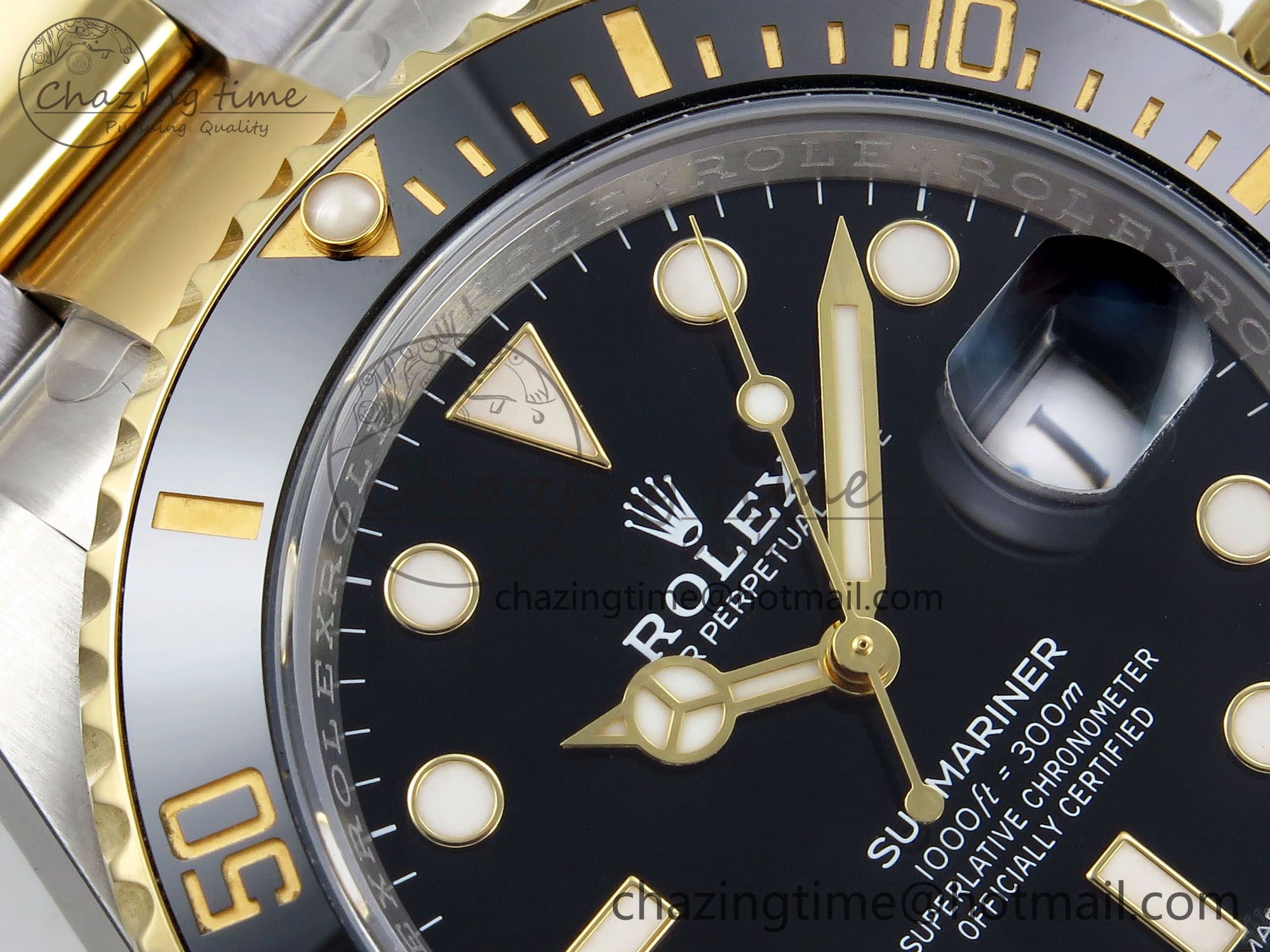 Submariner 116613 LN HGF Black Ceramic 1:1 Best Edition 904L SS Case and Bracelet VR3135