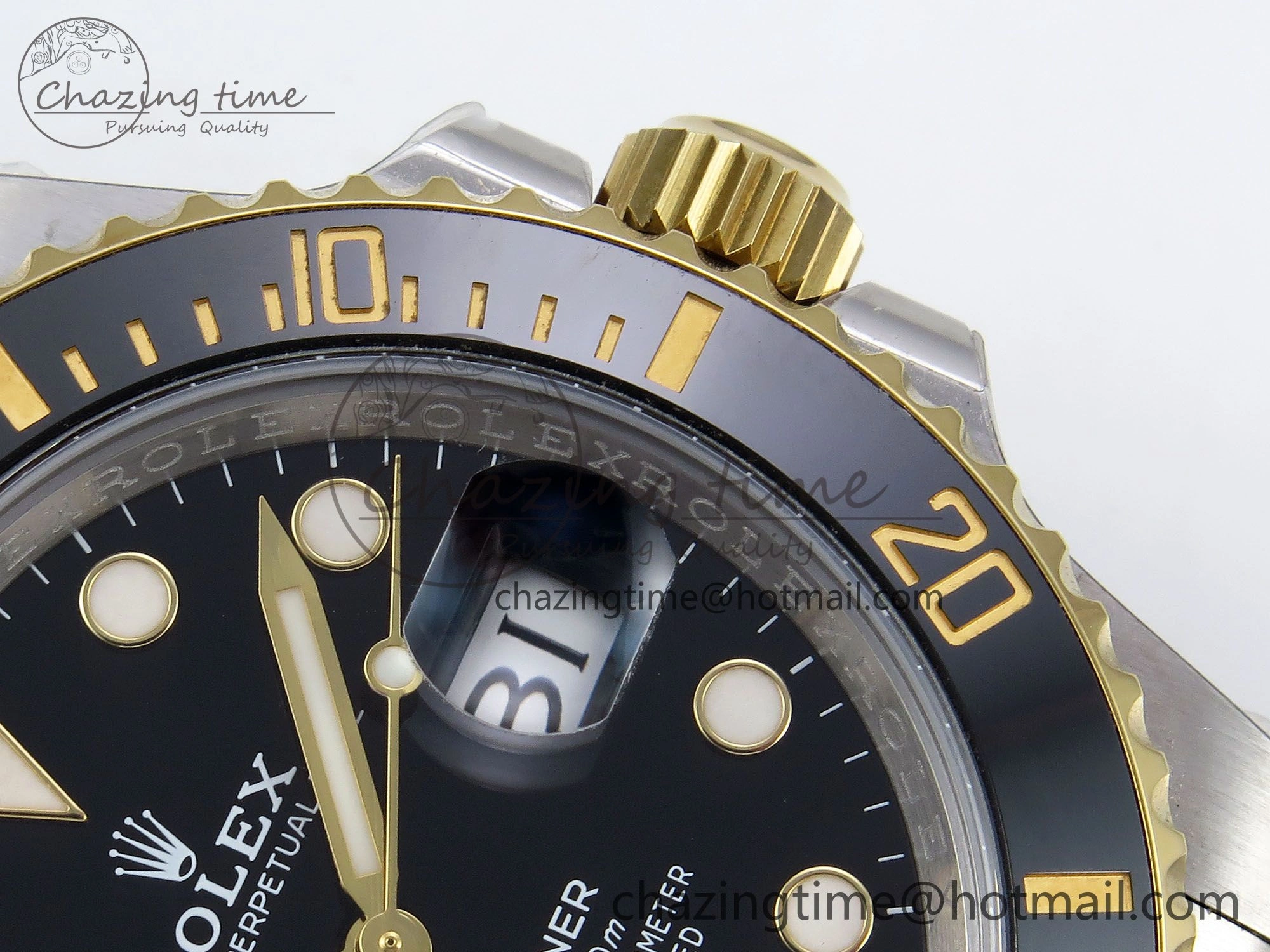 Submariner 116613 LN HGF Black Ceramic 1:1 Best Edition 904L SS Case and Bracelet VR3135
