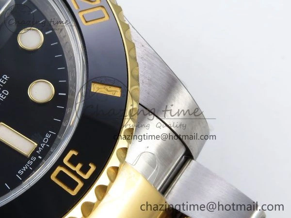 Submariner 116613 LN HGF Black Ceramic 1:1 Best Edition 904L SS Case and Bracelet VR3135