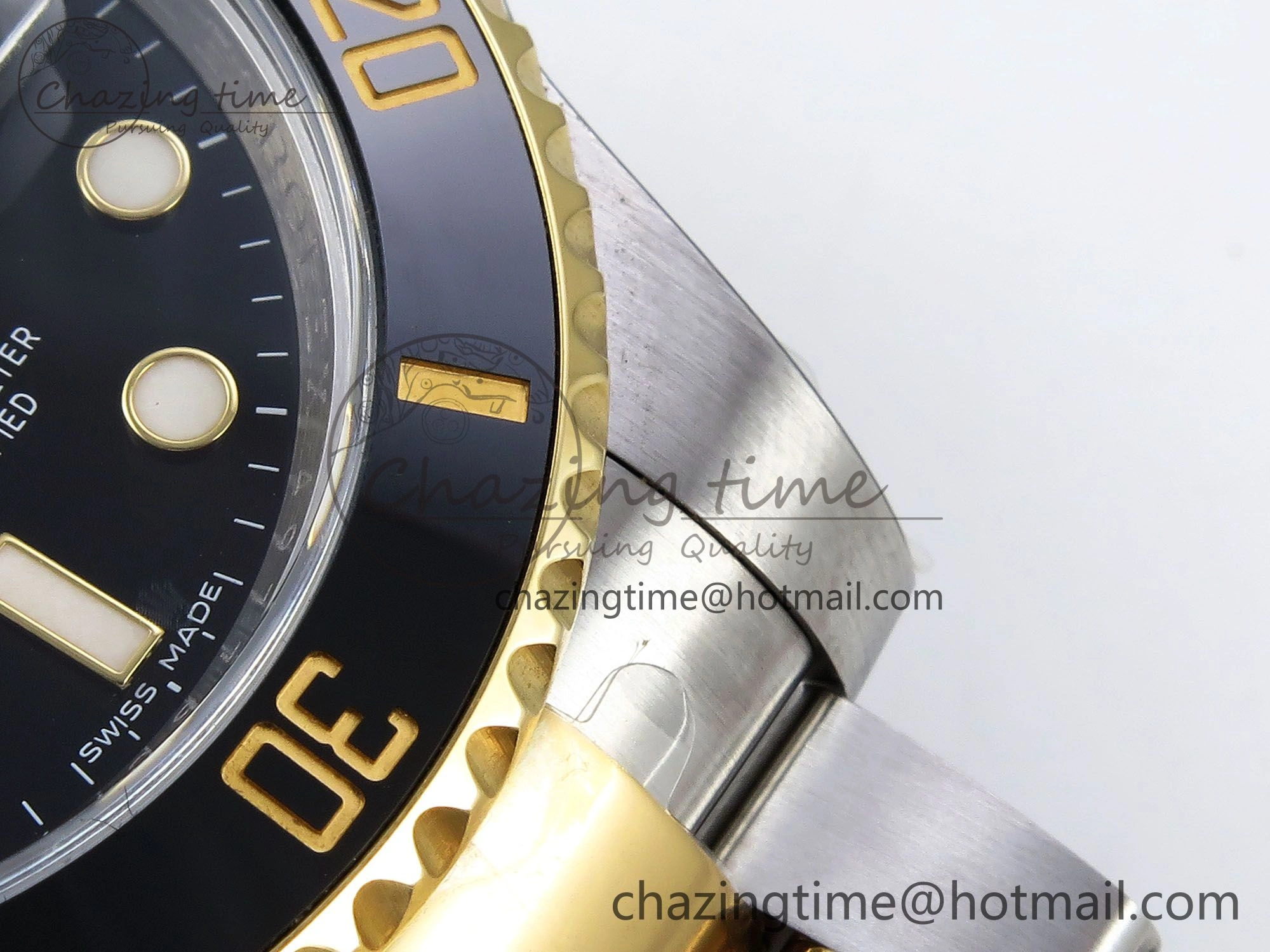 Submariner 116613 LN HGF Black Ceramic 1:1 Best Edition 904L SS Case and Bracelet VR3135