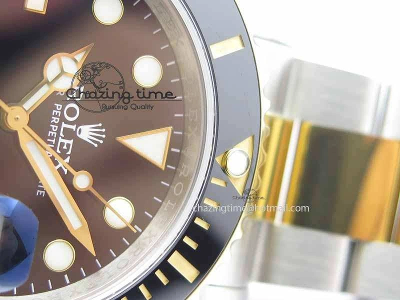 Submariner 116613 LN JF 1:1 Best Edition Black Dial On SS YG Bracelet SH3135