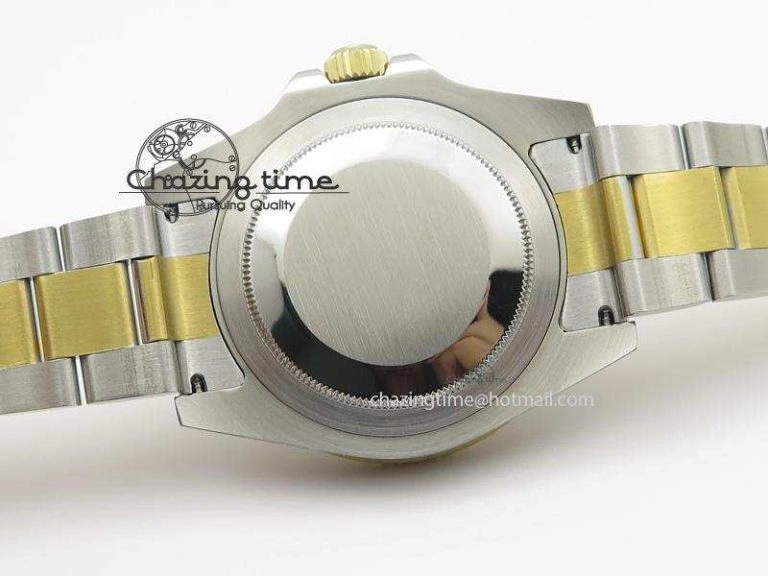 Submariner 116613 LN Noob 1:1 Best Edition YG Wrapped Bezel Black Dial On SS YG Bracelet A2836