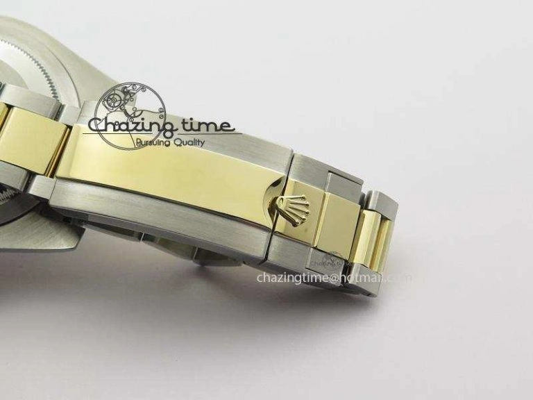 Submariner 116613 LN Noob 1:1 Best Edition YG Wrapped Bezel Black Dial On SS YG Bracelet A2836