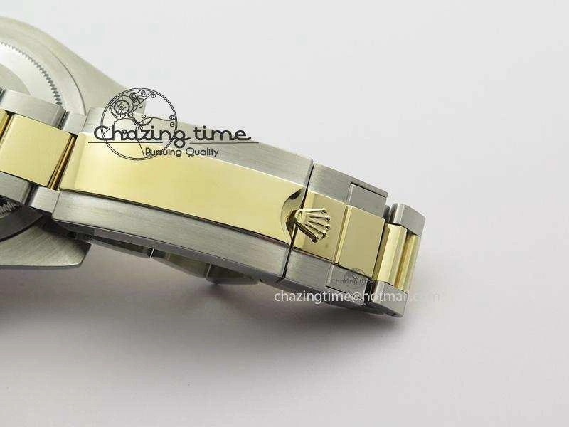 Submariner 116613 LN Noob 1:1 Best Edition YG Wrapped Bezel Black Dial On SS YG Bracelet A2836